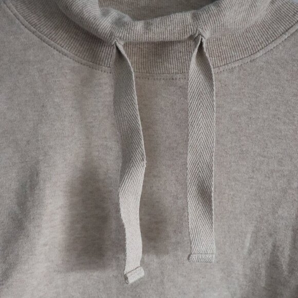 Pact Airplane Organic Cotton Medium Colorblock Mock Neck Pullover Sweater - Picture 7 of 12